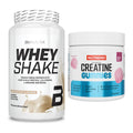 Muskelaufbau-Set: BioTech Whey Shake + Nutrend Creatine Gummies Fruity – alle enthaltenen Artikel