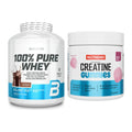 Muskelaufbau-Set: BioTech 100% Pure Whey + Nutrend Creatine Gummies – alle enthaltenen Artikel