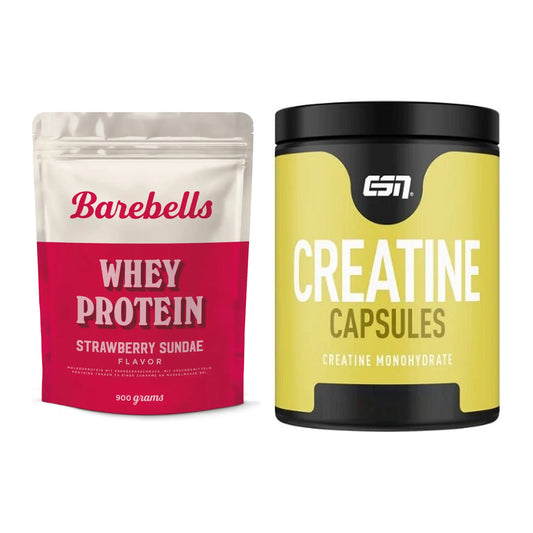 Muskelaufbau-Set: Barebells Whey Protein + ESN Ultrapure Creatine – alle enthaltenen Artikel