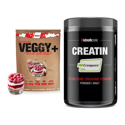 Muskelaufbau-Set: Sinob VEGGY + VEGAN PROTEIN + Sinob Creatin CREAPURE – alle enthaltenen Artikel