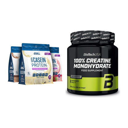 Muskelaufbau-Set: Applied Nutrition 100% + BioTech Creatine – alle enthaltenen Artikel