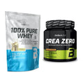 Muskelaufbau-Set: BioTech 100% Pure Whey + BioTech Crea Zero – alle enthaltenen Artikel