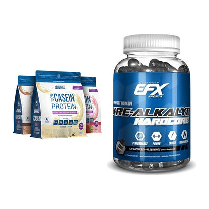 Muskelaufbau-Set: Applied Nutrition 100% + EFX Kre-Alkalyn Hardcore – alle enthaltenen Artikel