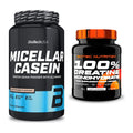 Muskelaufbau-Set: BioTech Micellar Casein + Scitec Creatine – alle enthaltenen Artikel