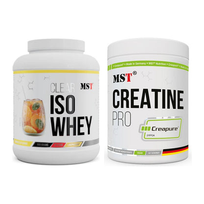 Muskelaufbau-Set: MST Iso Clear + MST Creatin Pro CREAPURE – alle enthaltenen Artikel