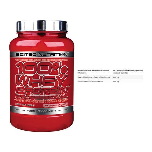 Muskelaufbau-Set: Scitec 100% Whey + INLEAD Creatine – alle enthaltenen Artikel