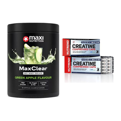 Muskelaufbau-Set: MaxiNutrition MaxClear + Nutrend Creatine – alle enthaltenen Artikel