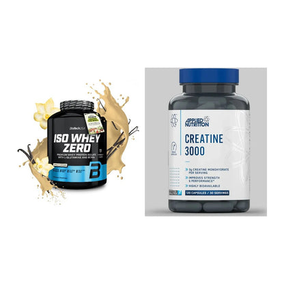 Muskelaufbau-Set: BioTech Iso Whey Zero + Applied Nutrition – alle enthaltenen Artikel