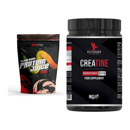 Muskelaufbau-Set: Big Zone Clear Whey + #GYMJUICE Creatine – alle enthaltenen Artikel