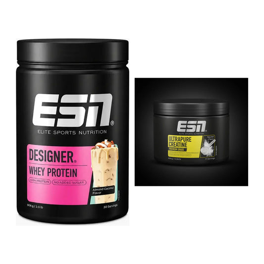 Muskelaufbau-Set: ESN Designer Whey + ESN Ultrapure Creatine – alle enthaltenen Artikel