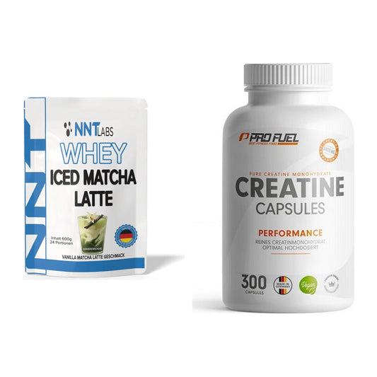 Muskelaufbau-Set: NNT Whey ICED MATCHA + ProFuel Creatine – alle enthaltenen Artikel