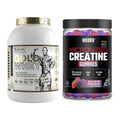 Muskelaufbau-Set: Kevin Levrone Gold Whey + Weider Micronized – alle enthaltenen Artikel