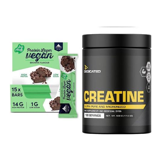 Muskelaufbau-Set: Multipower Vegan Protein + Dedicated Creatine – alle enthaltenen Artikel