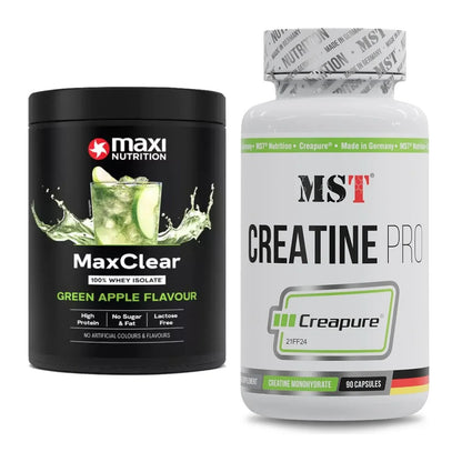 Muskelaufbau-Set: MaxiNutrition MaxClear + MST Creatine Pro – alle enthaltenen Artikel