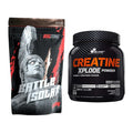 Muskelaufbau-Set: Big Zone Battle Isolate + Olimp Creatine Xplode – alle enthaltenen Artikel