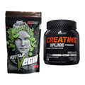Muskelaufbau-Set: Big Zone Battle Vegan + Olimp Creatine Xplode – alle enthaltenen Artikel