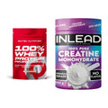 Muskelaufbau-Set: Scitec 100% Whey Protein + INLEAD Creatine – alle enthaltenen Artikel