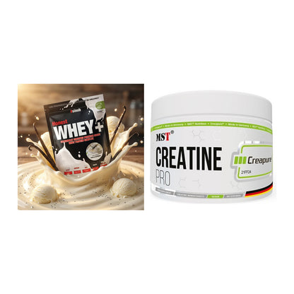 Muskelaufbau-Set: Sinob Honest Whey+ + MST Creatin Pro CREAPURE – alle enthaltenen Artikel