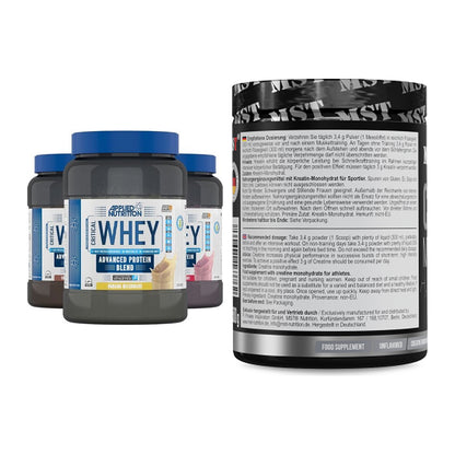 Muskelaufbau-Set: Applied Nutrition + MST Creatin Monohydrate – alle enthaltenen Artikel