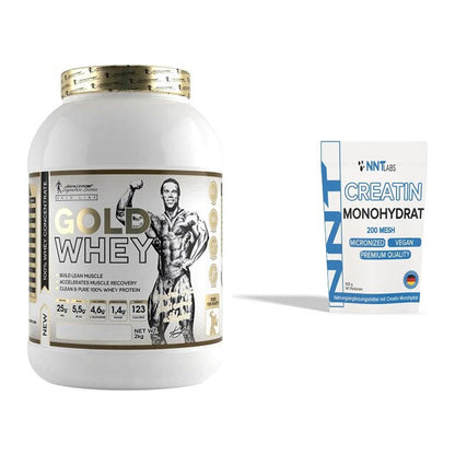 Muskelaufbau-Set: Kevin Levrone Gold Whey + NNT Creatin Monohydrat – alle enthaltenen Artikel