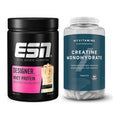 Muskelaufbau-Set: ESN Designer Whey + MyProtein MyVitamins Creatine – alle enthaltenen Artikel