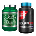 Muskelaufbau-Set: Scitec Whey Isolate + EFX Kre-Alkalyn Ripped Kapsel – alle enthaltenen Artikel