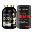 Muskelaufbau-Set: Kevin Levrone Anabolic + Body Attack 100% Pure – alle enthaltenen Artikel