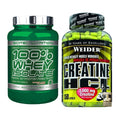 Muskelaufbau-Set: Scitec Whey Isolate + Weider Creatin HCL – alle enthaltenen Artikel