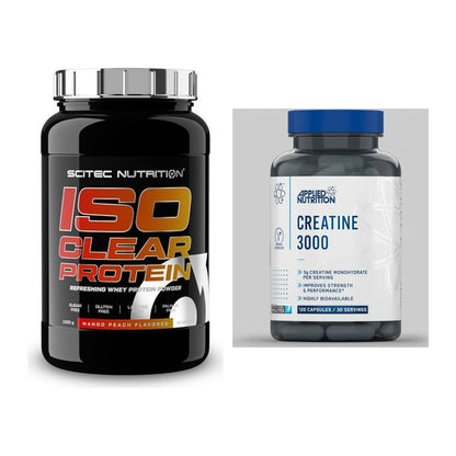 Muskelaufbau-Set: Scitec IsoClear Protein + Applied Nutrition – alle enthaltenen Artikel