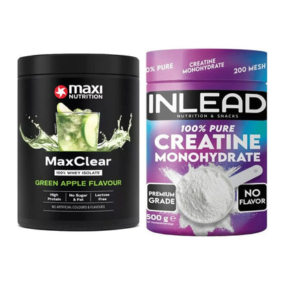 Muskelaufbau-Set: MaxiNutrition MaxClear + INLEAD Creatine – alle enthaltenen Artikel