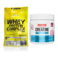 Muskelaufbau-Set: Olimp Whey Protein + Nutrend Creatine Gummies – alle enthaltenen Artikel
