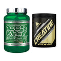 Muskelaufbau-Set: Scitec Whey Isolate + Peak Creatin Powder – alle enthaltenen Artikel