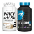 Muskelaufbau-Set: BioTech Whey Shake + EFX Kre-Alkalyn 3000 – alle enthaltenen Artikel