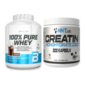 Muskelaufbau-Set: BioTech 100% Pure Whey + NNT Creatin 1000 mg – alle enthaltenen Artikel