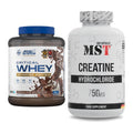 Muskelaufbau-Set: Applied Nutrition Critical Whey + MST Creatine HCL – alle enthaltenen Artikel