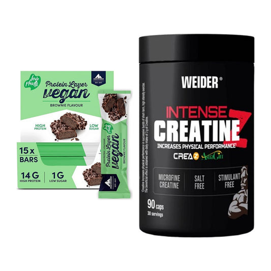 Muskelaufbau-Set: Multipower Vegan Protein + Weider Intense Pure – alle enthaltenen Artikel