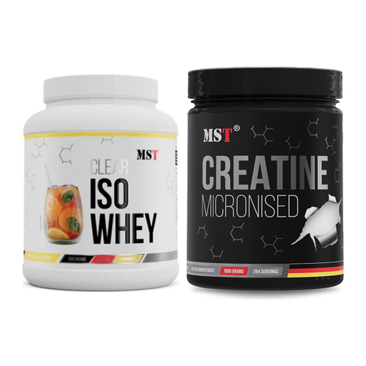 Muskelaufbau-Set: MST Iso Clear + MST Creatin Monohydrate – alle enthaltenen Artikel