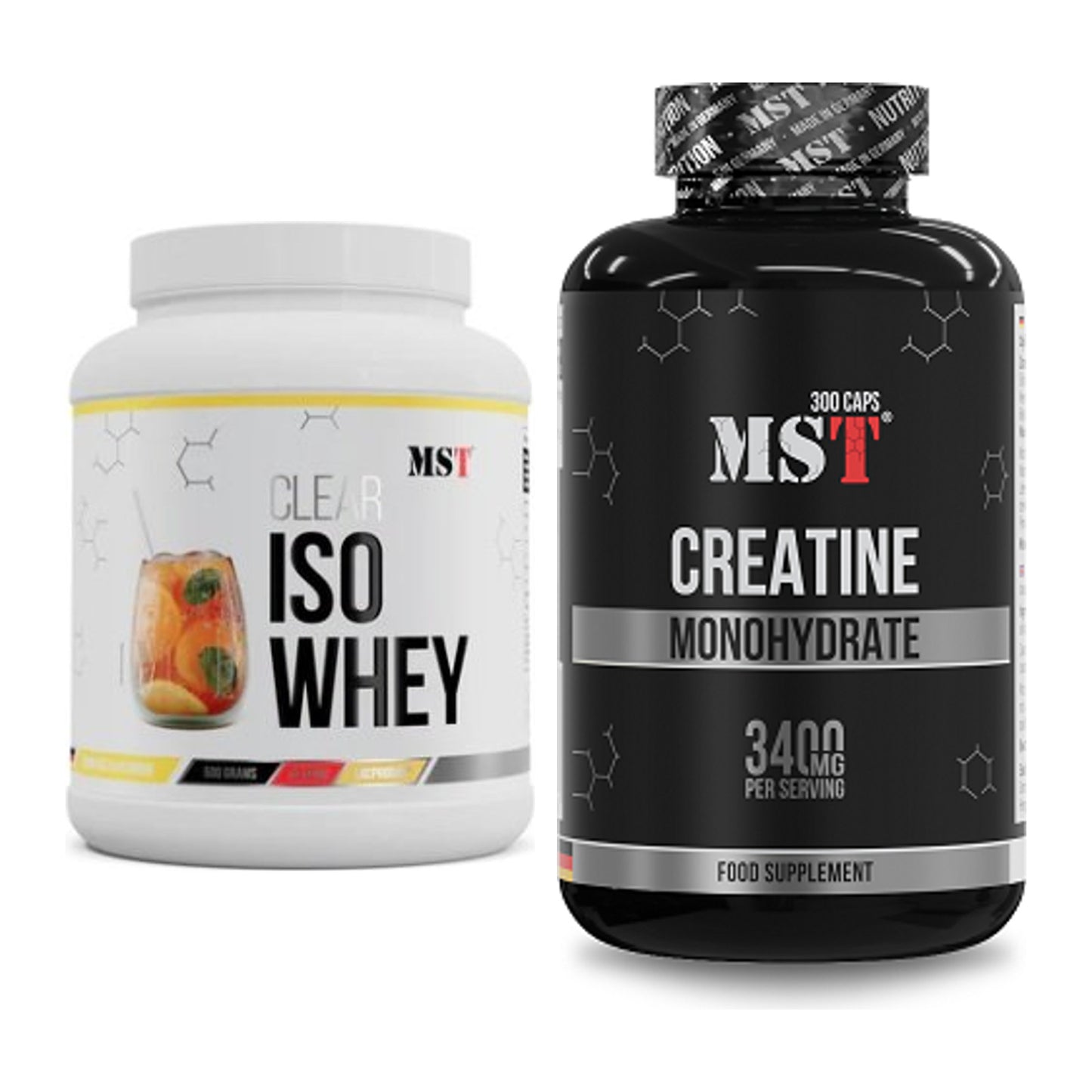 Muskelaufbau-Set: MST Iso Clear + MST Creatine Monohydrate – alle enthaltenen Artikel