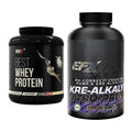 Muskelaufbau-Set: MST Best Whey Protein + EFX Kre-Alkalyn Nitro PRO – alle enthaltenen Artikel