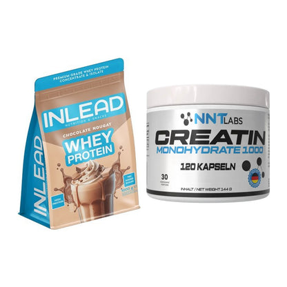 Muskelaufbau-Set: INLEAD Whey Protein + NNT Creatin 1000 mg – alle enthaltenen Artikel