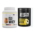 Muskelaufbau-Set: MST Iso Clear + ESN Ultrapure Creatine Capsules – alle enthaltenen Artikel