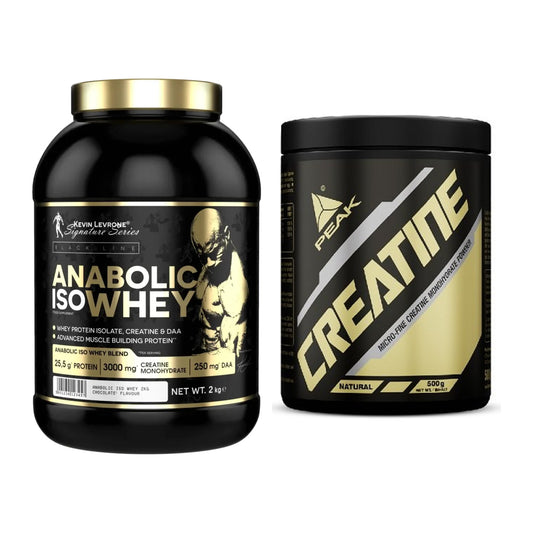 Muskelaufbau-Set: Kevin Levrone Anabolic + Peak Creatin Powder – alle enthaltenen Artikel