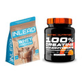 Muskelaufbau-Set: INLEAD Whey Protein + Scitec Creatine Monohydrate – alle enthaltenen Artikel