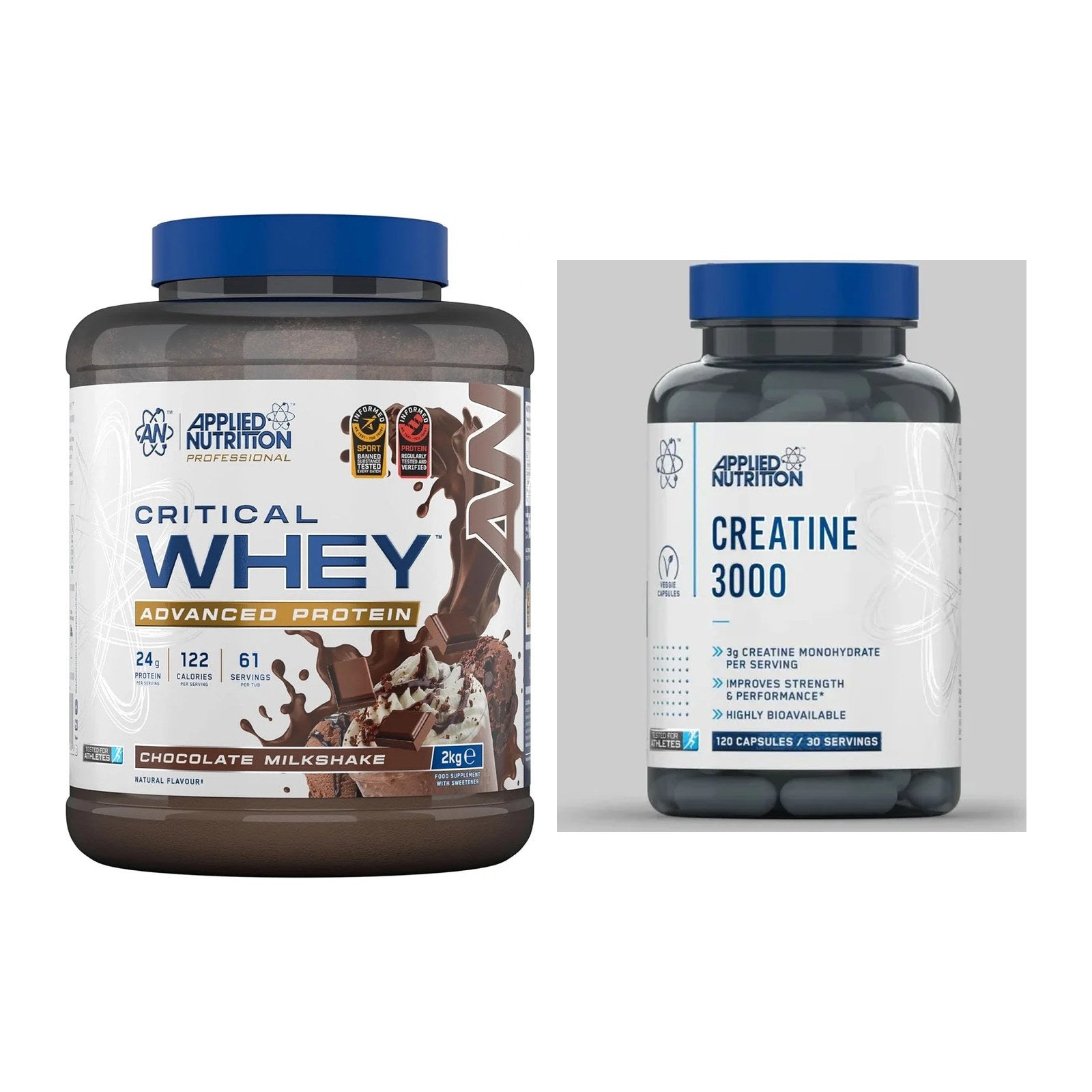 Muskelaufbau-Set: Applied Nutrition Critical Whey + 1 weitere – alle enthaltenen Artikel