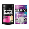 Muskelaufbau-Set: ESN Designer Whey + INLEAD Creatine Monohydrate – alle enthaltenen Artikel