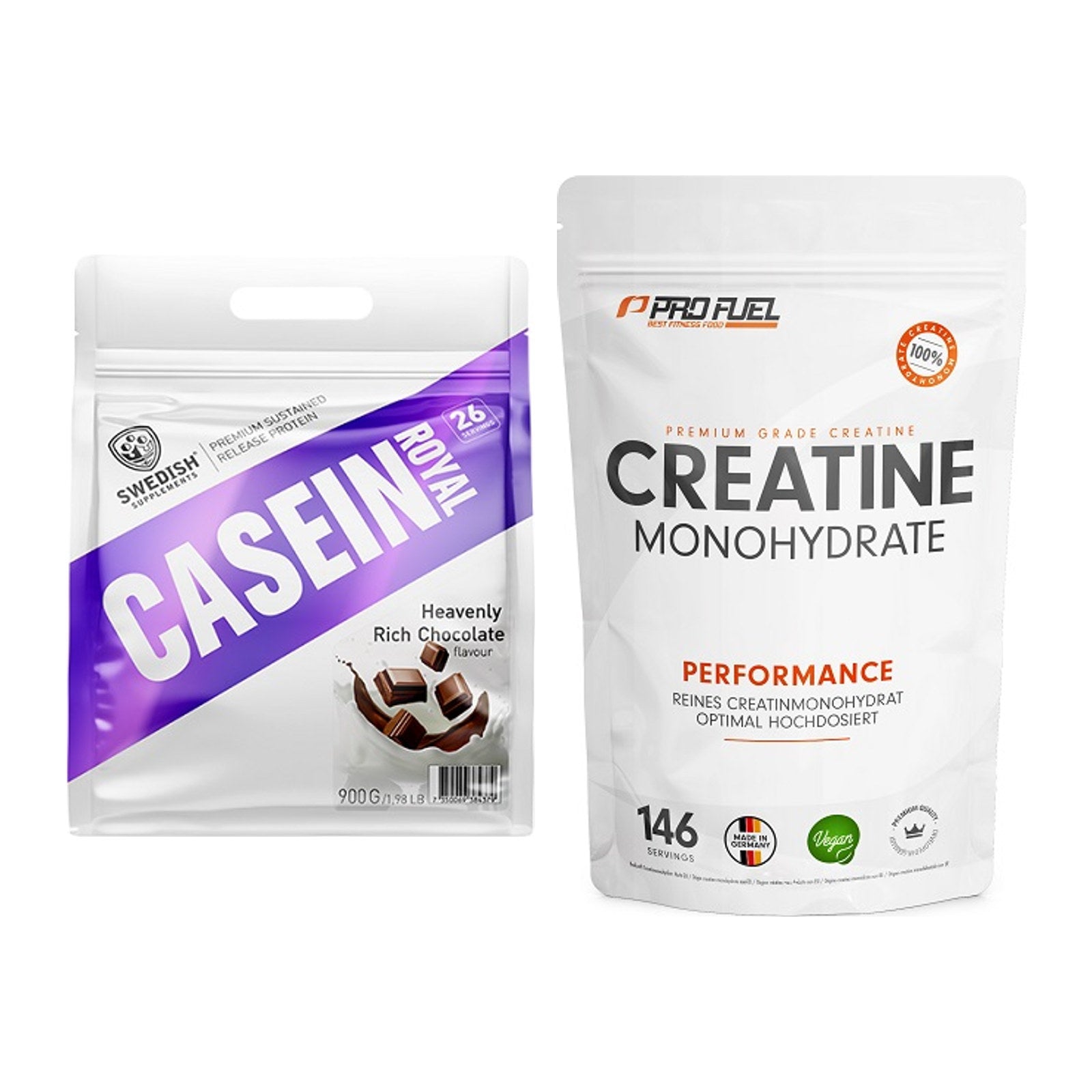 Muskelaufbau-Set: Swedish Supplements + ProFuel Creatine – alle enthaltenen Artikel