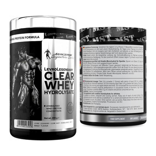 Muskelaufbau-Set: Kevin Levrone Clear Whey + MST Creatin Monohydrate – alle enthaltenen Artikel