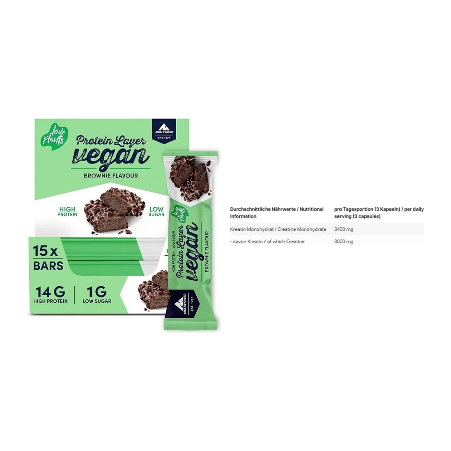 Muskelaufbau-Set: Multipower Vegan Protein + INLEAD Creatine – alle enthaltenen Artikel