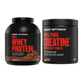 Muskelaufbau-Set: Body Attack 100% Whey + Body Attack 100% Pure – alle enthaltenen Artikel
