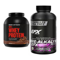 Muskelaufbau-Set: Body Attack 100% Whey Protein + EFX Kre-Alkalyn 3000 – alle enthaltenen Artikel